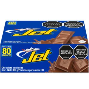 Jet Chocolatinas 80 Unidades / 11 g / 0.38 oz
