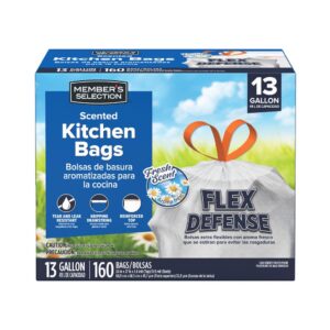 Member's Selection Bolsas para las Basura Perfumadas 160 Unidades / 49 L / 13 gal