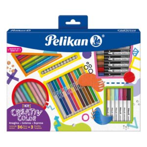 Pelikan Kit de Marcadores Creativ Color 36 Unidades + 3 Plantillas