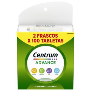 Centrum Advance Suplemento Multi Vitaminico 2 Unidades / 100 Tabletas