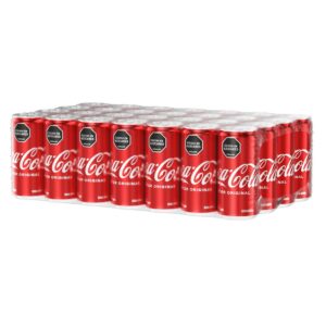 Coca Cola Original Bebida Gaseosa en Lata 24 Unidades / 269 mL
