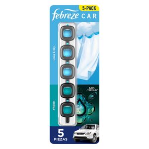 Febreze Clip Aromatizante para Carro 5 Unidades