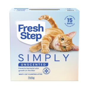 Fresh Step Arena Aglomerante para Gato Sin Fragancia 10 kg / 22 lb