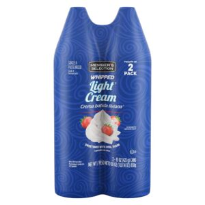 Member's Selection Crema Batida 2 Unidades 425 g / 15 oz