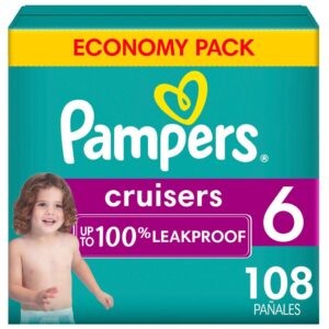 Pampers Pañales para Bebé Cruisers Talla 6 / 108 Unidades