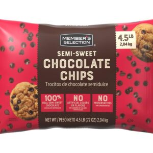 Member's Selection Trocitos de Chocolate Semi Amargo 2.04 kg / 72 oz