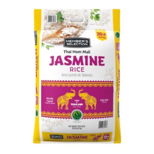 Member's Selection Arroz Jazmín Tailandés de Grano Largo 9.07 kg / 20 lb