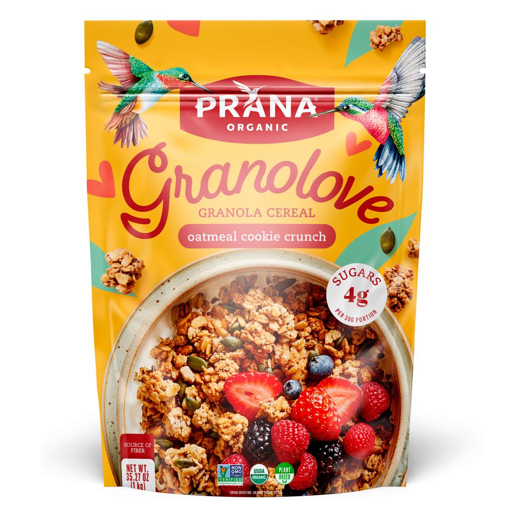 Prana Granola Sabor Galleta Crujiente de Avena Orgánica 1 kg / 35.27 oz
