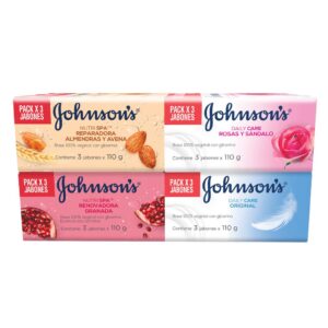 Johnson´s Jabón Surtido 12 Unidades / 110 g / 3.89 oz