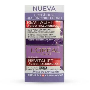 L´Oreal Crema Hidratante con Acido Hialurónico 2 Unidades / 50 mL
