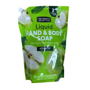 Member´s Selection Jabón Líquido para Manos y Cuerpo Manzana 2 L / 67.6 oz