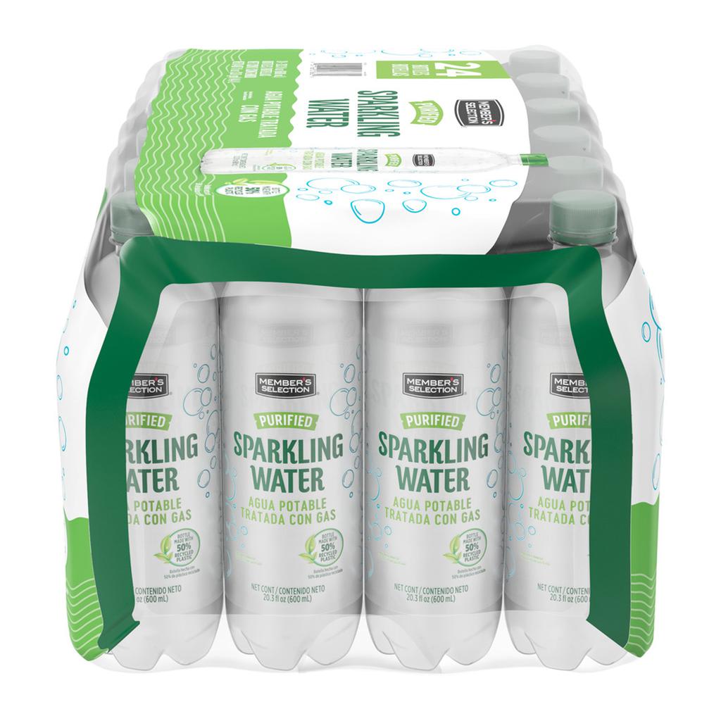 Member's Selection Agua Purificada con Gas 24 Unidades / 600 mL - Imagen 4