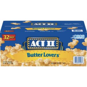 Act II Crispetas/Palomitas de Maíz para Horno Microondas 32 Unidades / 78 g / 2.75 oz
