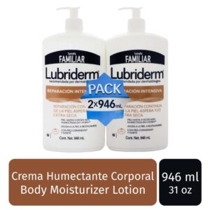 Lubriderm Crema Humectante Corporal Reparación Intensiva 2 Unidades / 946 ml