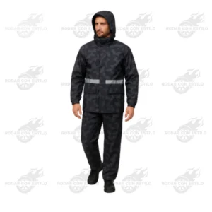 Impermeable Camuflado Tipo Sudadera