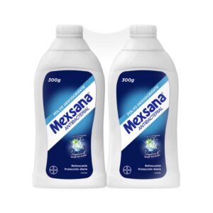 Mexsana Talco en Polvo Antibacterial 2 Unidades / 300 g