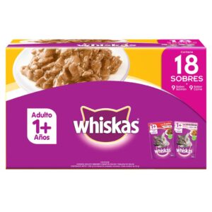 Whiskas Comida Húmeda para Gatos 18 Unidades / 85 g