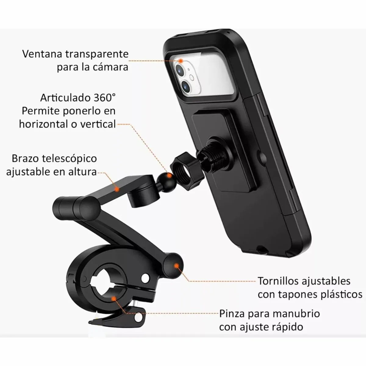 Holder Rigido Fino Manubrio